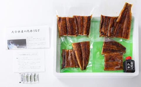 日出産汽水 うなぎ の 蒲焼 (カット) 70g × 4袋 特製たれ・山椒付き【配送不可地域：離島】