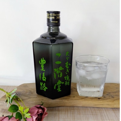 大分むぎ焼酎　二階堂豊後路25度2本とやつがい30度2本(720ml)4本セット