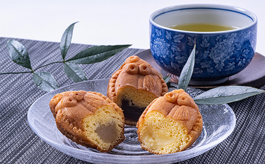 【日出銘菓】かれい浪漫(饅頭)3種/計36個　AD02