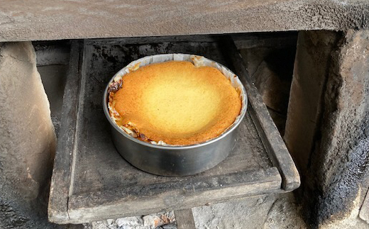 窯爺の「石窯バスクチーズケーキ」1個【配送不可地域：離島】