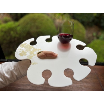 STEMGLASS TRAY (ワイングラス用トレー)・レギュラーサイズ   ホワイト