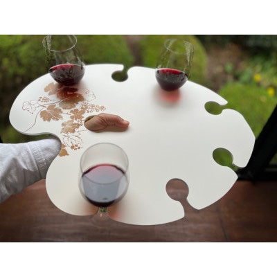 STEMGLASS TRAY(ワイングラス用トレー)・ラージサイズ  ホワイト