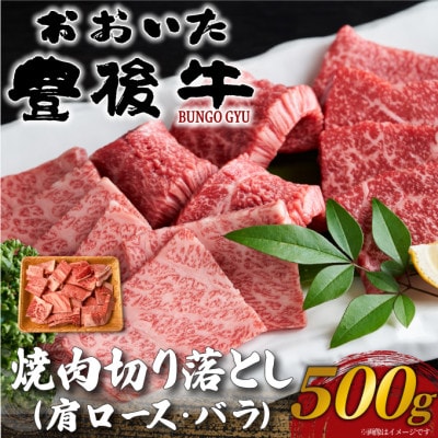 おおいた豊後牛焼肉切り落とし 500g(日出町)【配送不可地域：離島】