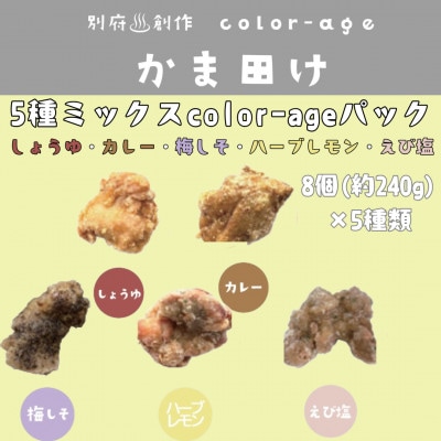彩りからあげ　お好みミックスパック(5種類)　Aセット【配送不可地域：離島】