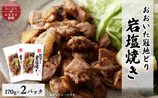 【生活応援】おおいた冠地どり　岩塩焼き　2パック【配送不可地域：離島】