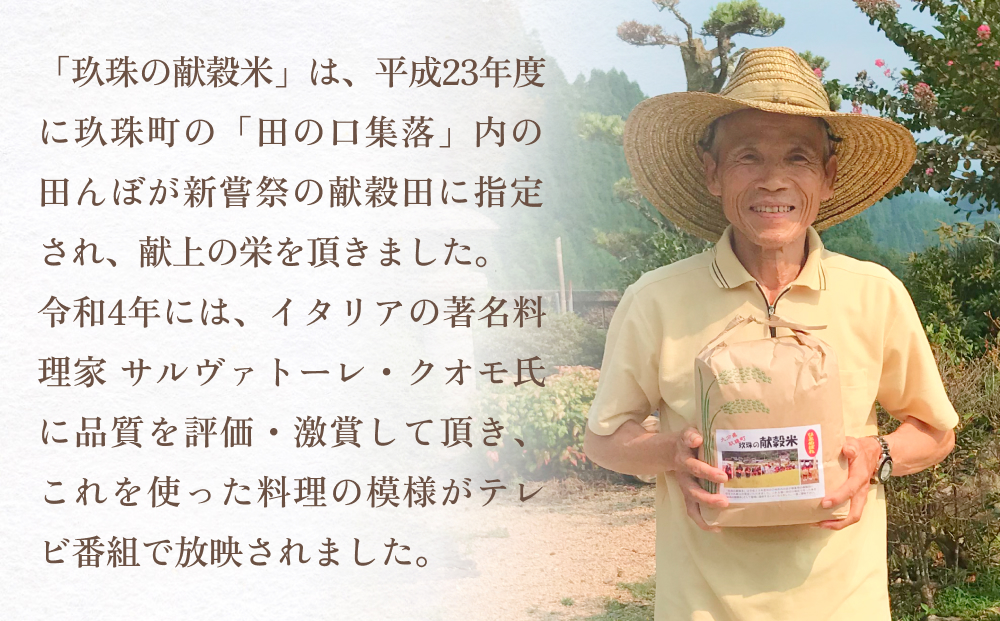 令和7年度  玖珠の献穀米 5kg 米 ひとめぼれ 大分県 玖珠町 