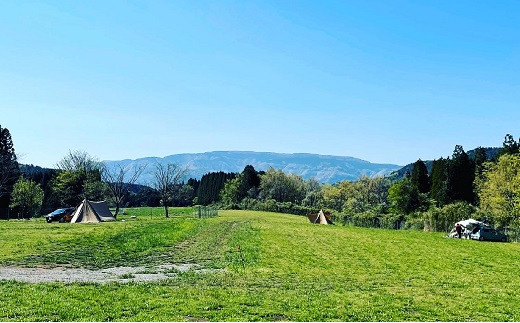 キャンプ＆農園玖珠の杜で使える3,000円チケット キャンプ 