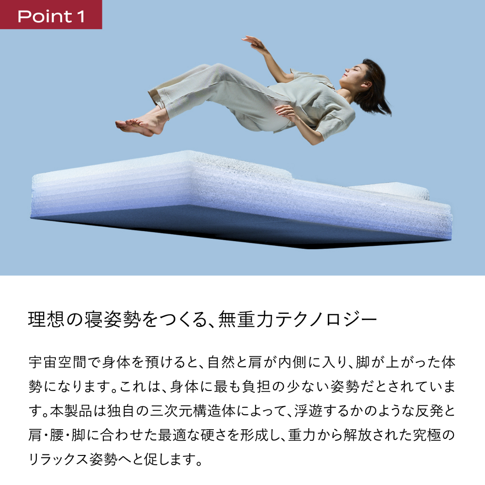 ブレインスリープ マットレス プレミアム フロート ホワイ