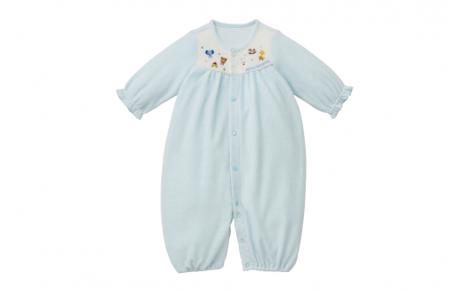 ミキハウス ストレッチパイル ツーウェイオール ( ブルー ) 