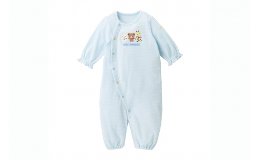 ミキハウス 無撚糸パイルツーウェイオール ( ブルー ) ミキ