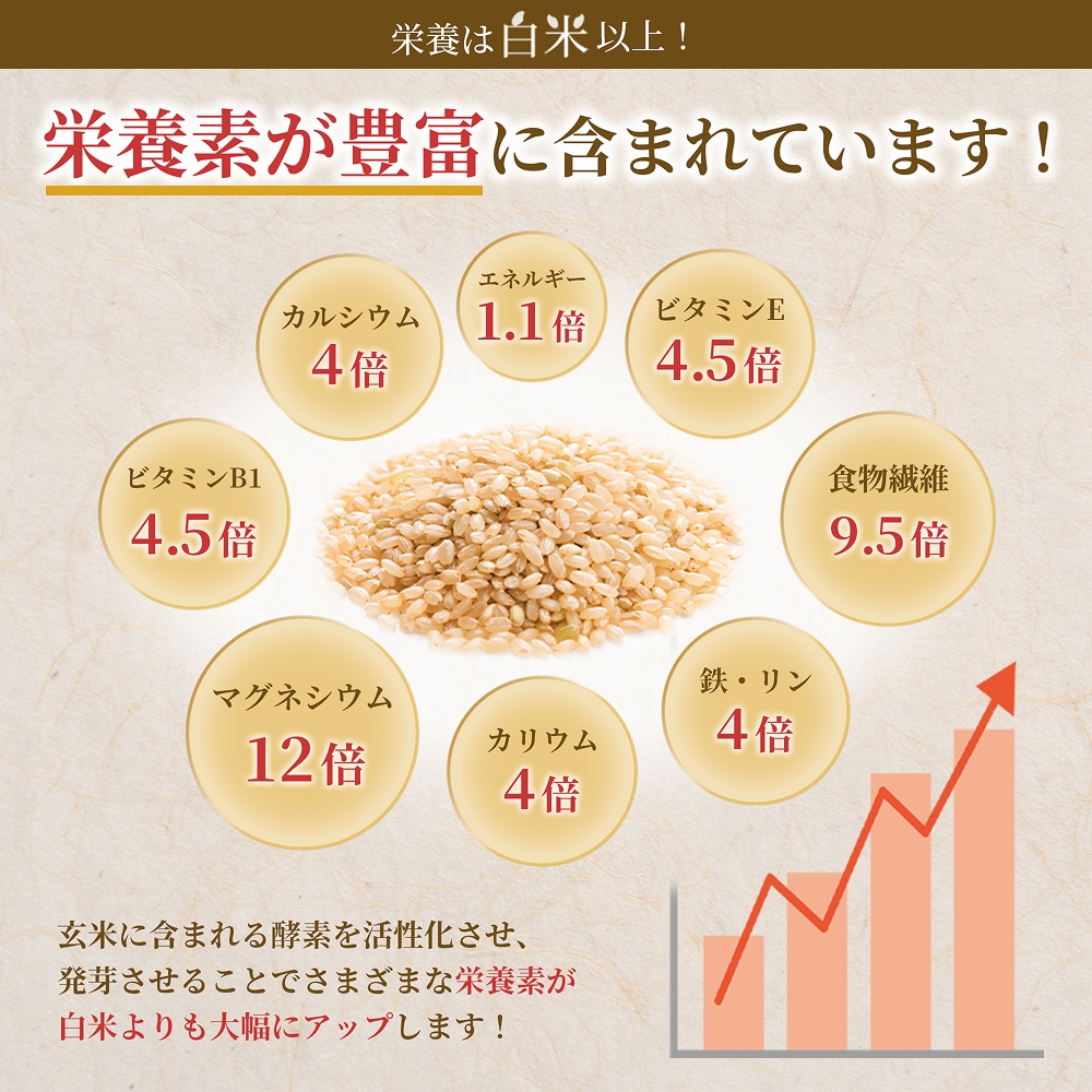 特Aひとめぼれ米 残留農薬ゼロ 発芽玄米 1.5kg×2袋(3.0kg) 令和