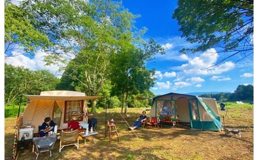 キャンプ＆農園玖珠の杜で使える3,000円チケット キャンプ
