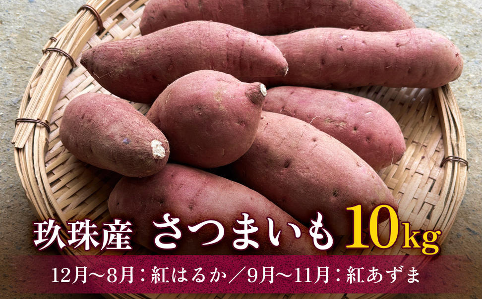 大分県産玖珠産　さつまいも10ｋｇ　紅はるか（12月～8月）