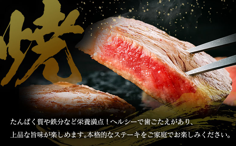 宮崎県産 黒毛和牛 内モモ 赤身 ステーキ 200g×2枚