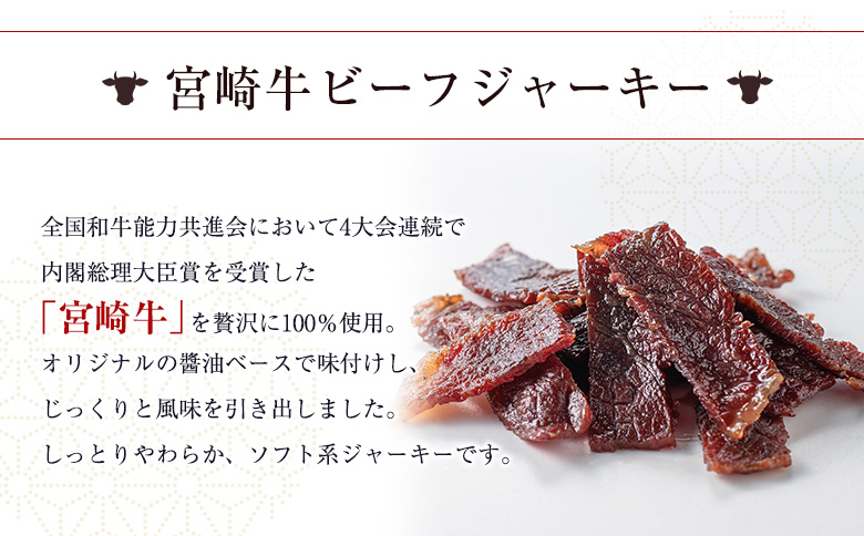 宮崎牛 ビーフジャーキー 10袋 (30g×10袋) おつまみ 宮崎県産