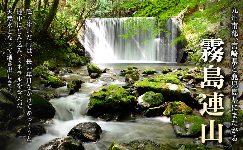 天然シリカ水 細野の天然水 555ml 48本 中硬水 ミネラルウォーター シリカ ケイ素 霧島連山の贈り物 常温保存 備蓄 防災 宮崎県 【単発】555ml×48本（24本×2箱）