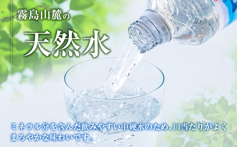 【定期便 6か月】 霧島山麓の天然水 590ml×24本入 6回 サンＡ ミネラルウォーター 飲料水 常温保存 宮崎 6か月定期便