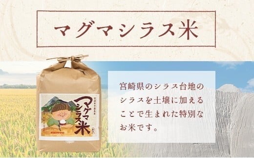 宮崎県の大自然が育んだお米【マグマシラス米】10kg 精米 宮崎県産 九州 国産