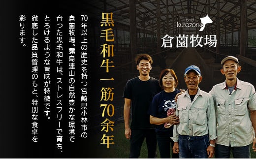 【定期便】宮崎県 倉薗牧場 ヒレステーキなど色々楽しめる満足定期便コース 計6回