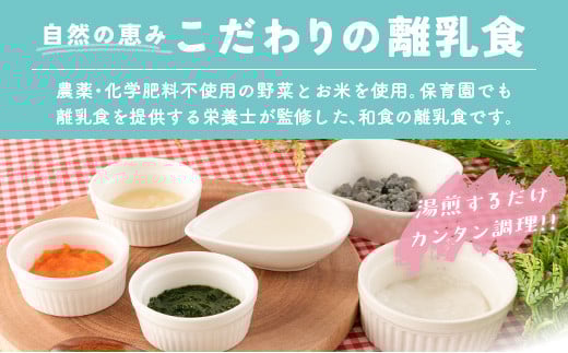 月齢に合わせた離乳食セット(5～6か月向き)合計660g