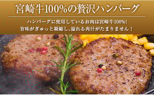 ◆宮崎牛ペッパーハンバーグセット8個入り(合計800g)