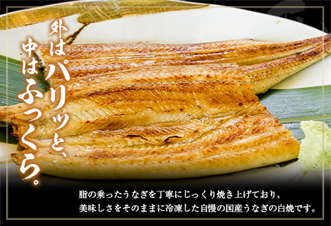 ◆中村商店 うなぎ白焼5尾セット 計905g以上 うなぎ白焼 5尾
