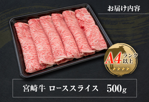 ◆宮崎牛ローススライス(500g)