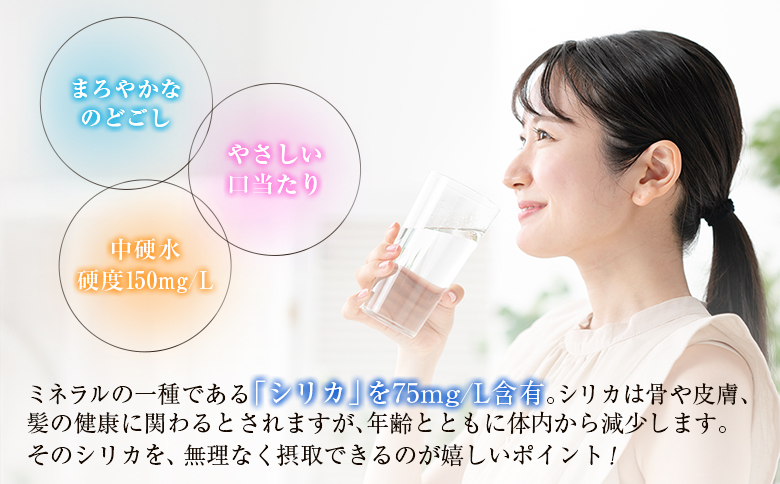 【定期便】 天然シリカ水 細野の天然水 555ml 24本 3回 中硬水 ミネラルウォーター シリカ ケイ素 霧島連山の贈り物 常温保存 備蓄 防災 宮崎県 【定期便】555ml×24本（1箱）×3回