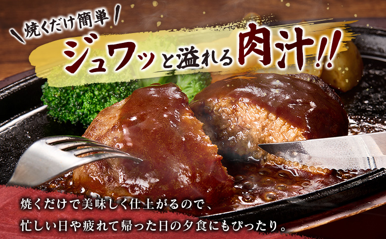 宮崎牛100% こだわり ハンバーグ 120g×10個 国産 黒毛和牛 惣菜