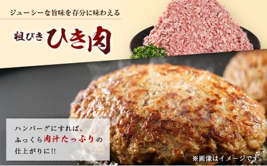 産地直送 宮崎県産 ホエー豚 粗びき ひき肉 セット 計2.5kg（250g×10パック）国産 豚肉 粗挽き ミンチ 挽き肉 小分け 計2.5kg（250g×10パック）