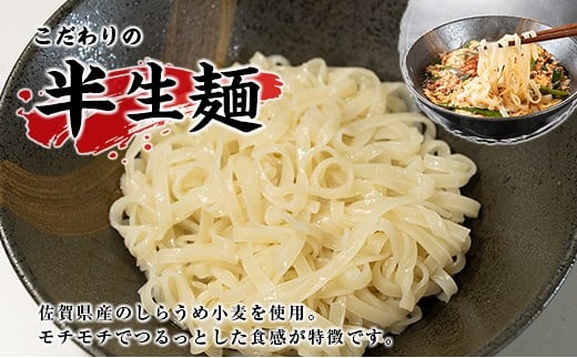 辛麺うどん 3食分 （160g×3食） 半生 インスタント 常温保存 一心うどん