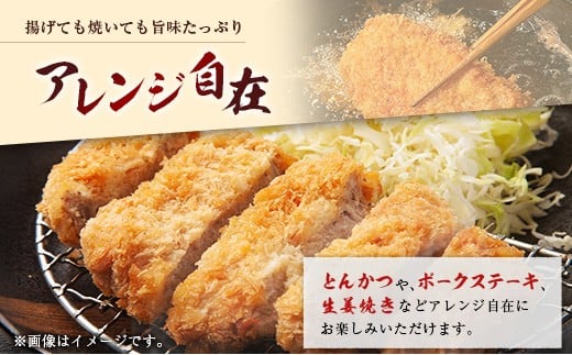 産地直送 宮崎県産 ホエー豚 厚切りロース トンテキ 計1kg（200g×5枚） 国産 豚肉 ステーキ 計1kg（200g×5枚）