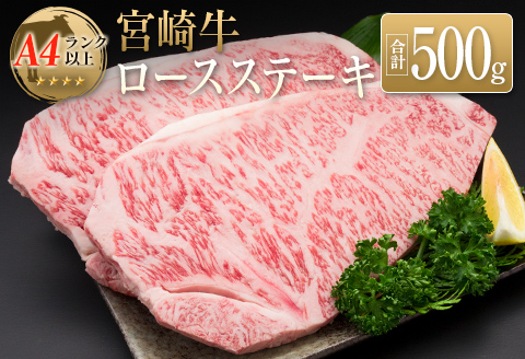 ◆宮崎牛ロースステーキ(合計500g)