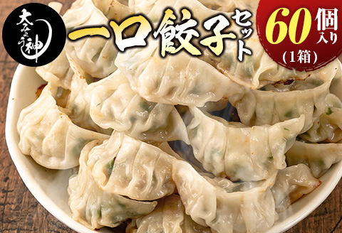 ◇「一口餃子の大明神」一口餃子セット 1箱（60個入り）