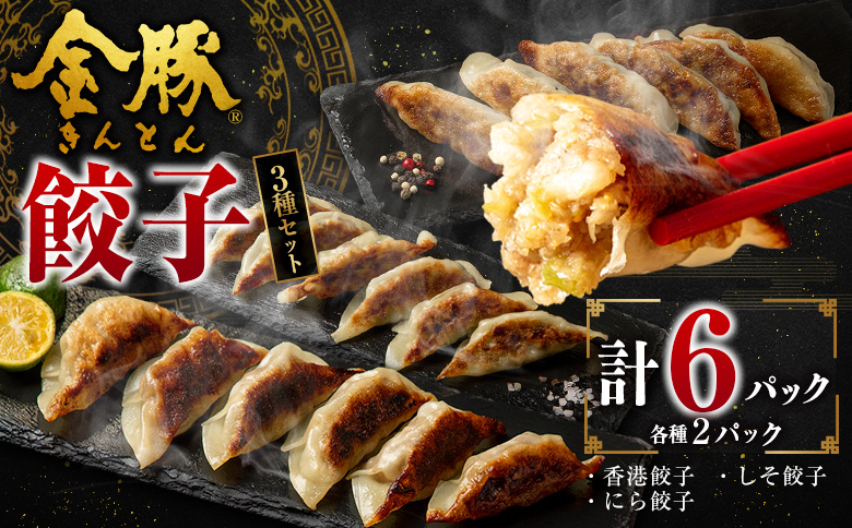 ◇金豚 餃子 3種 セット 計6パック