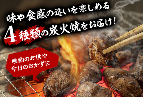 宮崎名物 炭火焼4種バラエティーセット 合計18パック