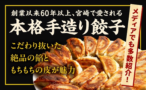 【定期便奇数月】宮崎餃子専門店・黒兵衛・餃子10パック（100個）×隔月6回