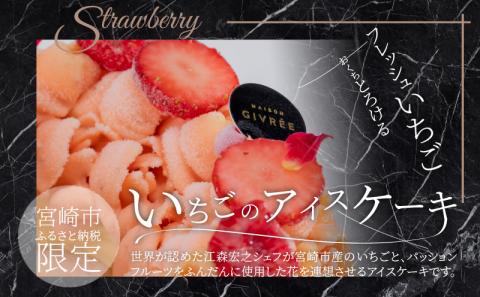 江森宏之 シェフ作 宮崎県産 フルーツ アイスケーキ 4回定期便