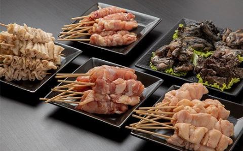 焼き鳥セット4種(40本)盛り合わせ＆宮崎県産炭火焼4種セット 焼鳥 炭火焼 鶏肉