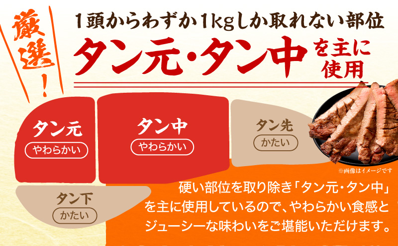 《訳あり》厚切り 牛タン 塩味 500g 牛肉 肉 精肉 味付き タン タン塩 塩タン 不揃い 規格外 小分け パック 簡単調理 焼くだけ キャンプ 焼肉 厚切り牛タン グルメ お取り寄せ 宮崎県 宮崎市