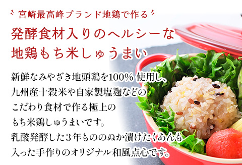 みやざき地頭鶏100% 和風点心 鶏鳴 地鶏しゅうま い 4個×2セット 化粧箱入り |鶏肉 鶏 鳥肉 鳥 肉 国産  和風点心 鶏鳴 地鶏しゅうまい