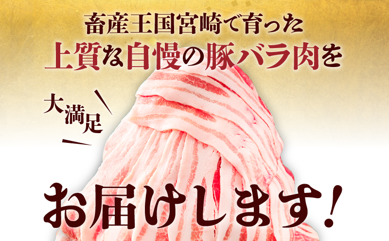 【隔月発送】【6回定期便】宮崎県産 豚バラスライス 計1.8kg 豚バラ スライス 豚肉 肉 冷凍 小分け 畜産王国 上質 豚バラ肉 便利 ジューシー 濃厚 旨み 和食 洋食 中華 グルメ お取り寄せ 人気 宮崎県 宮崎市