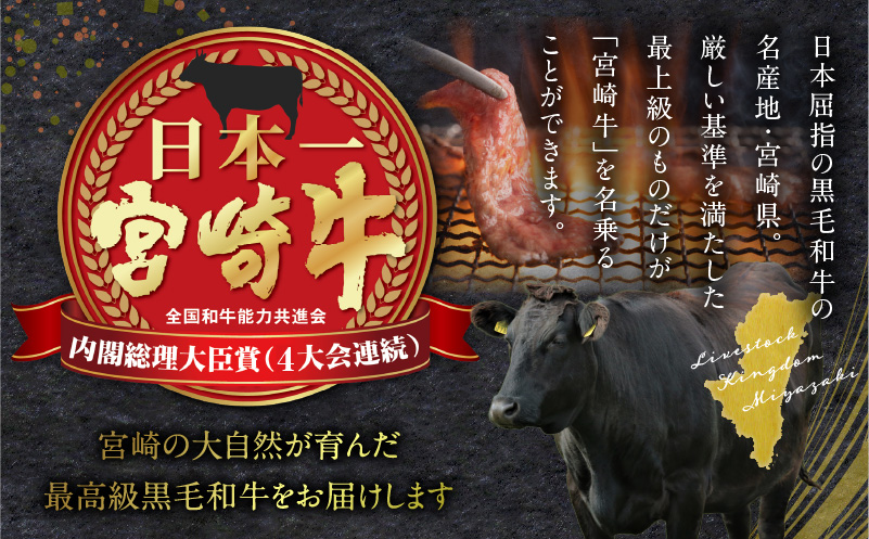 宮崎牛 カルビ・ロース焼肉 合計400g  焼き肉 バーベキュー 霜降り