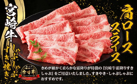 宮崎牛霜降りすきしゃぶ 300g×2