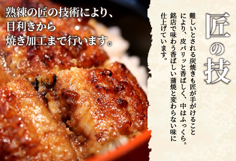 蒲焼き 国産 備長炭手焼き 和匠うなぎの蒲焼き 2尾セット (たれ・山椒付き)