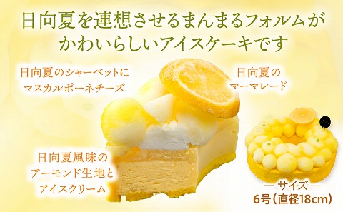 【江森宏之シェフ考案】宮崎市産日向夏のアイスケーキ