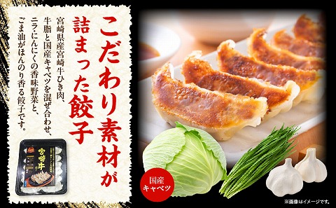 宮崎牛餃子セット　12個入り/5パックセット　合計60個 |牛肉 牛 肉 餃子