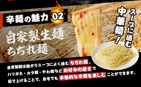 風来軒 宮崎辛麺「中野屋」（常温生麺）2食入×4袋