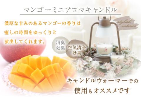 マンゴーミニアロマキャンドル+マンゴーアロマサシェSET