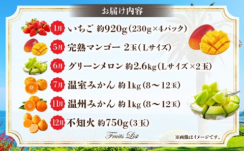 【期間・数量限定】旬のフルーツ6ヶ月定期便vol.3